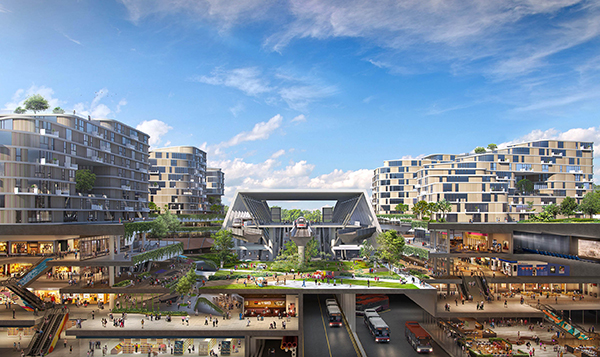 A key feature of Park District will be Tengah’s “car-free” town centre which will be integrated with the nearby Central Park.